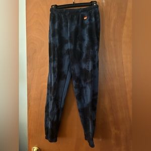 Aviator nation- black and blue tie-dye